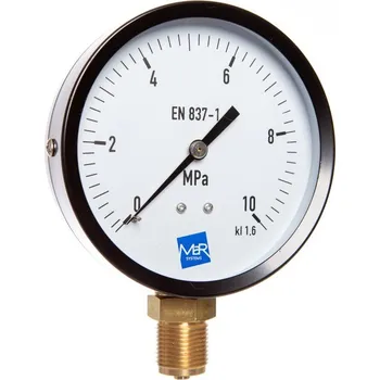 PREMATLAK, a.s. manometr P100 / 312 AZ 0/10MPa, M20x1,5mm spodní přip.