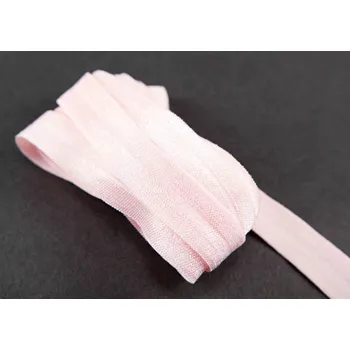 Náramek Lemovací pruženka - světle růžová - šířka 1,5 cm