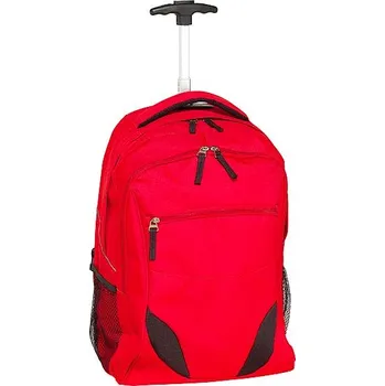 turistický batoh Batoh na kolečkách TRAILER, červená