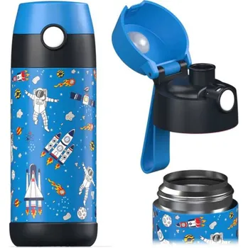Termoska Dětská nerezová termoláhev na pití JARLSON MALI Vesmír 350 ml