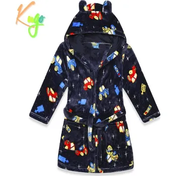 Chlapecký župan Chlapecký župan KUGO FZ8720, tmavě modrý, vel. 98-128 (župan pro kluky s kapucí a oušky)