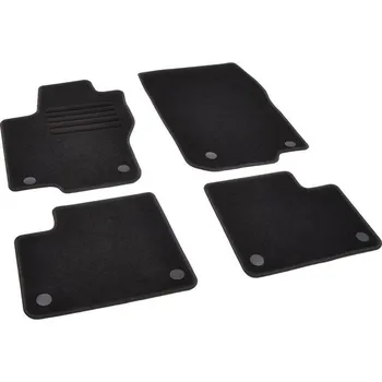 autokoberec Autokoberce textilní přesné černé / černé obšití - Mercedes-Benz GL-Klasse (Typ X166) (2012-2019) 5-sedadel