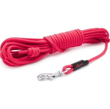 Vodítko pro psa Tamer Lanové vodítko STOPOVAČKA | Mini | červená - 602 Délka: 10m
