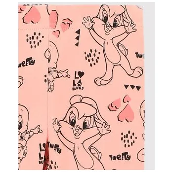 Dámské legíny Coccodrillo Legíny LOONEY TUNES ZC2122102LIG Růžová Slim Fit 68
