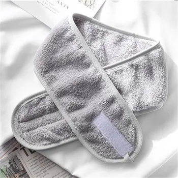 Čelenka Nastavitelná kosmetická čelenka - Šedá