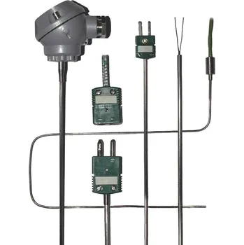 Termostat WIKA - Ursula Wiegand Ges.m.b.H. odporový teploměr FlexiTemp 60 -70/+500°C, 1xPt100 4-vodič, stonek L=205mm, průměr 6mm