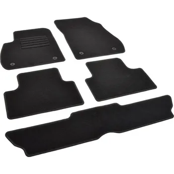 autokoberec Autokoberce textilní přesné černé / černé obšití - Opel Zafira C (2011-2019) 7-sedadel