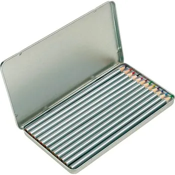 Kresba Pastelky 12 ks SILVERSTAR, stříbrná