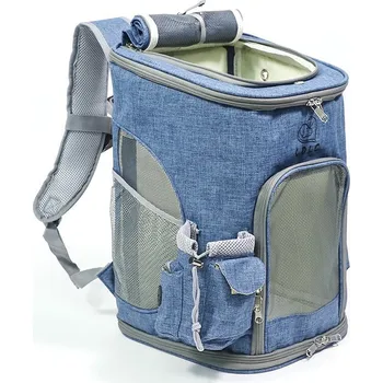 Psí batoh Alley šedý batoh pro psa do 10 kg Barva: Modrá, Dle váhy psa: do 6 kg