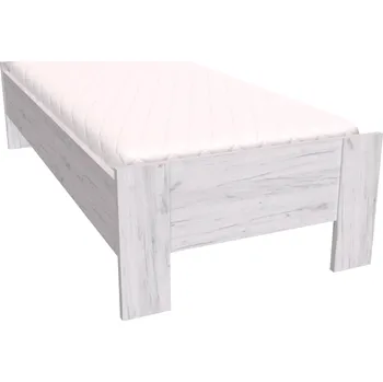 Postel Jednolůžko NEDO Varianta: Šířka 80 cm, Dekor: Dub bělený, Tloušťka bočnice: 18 mm