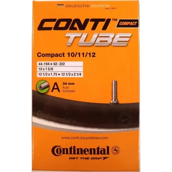 Komponent pro jízdní kolo duše Continental Compact 10/11/12 (44-194/62-222) AV/34mm (duše Continental Compact 10/11/12 (44-194/62-222) AV/34mm)