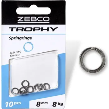 Zebco Kroužky 10mm Trophy Split Ring 10kg 10 ks