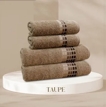 Bytový textil Jahu osuška froté Darwin světle hnědá 70x140 cm