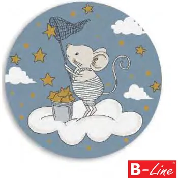 Koberec Sintelon Kusový koberec VEGAS KIDS 07/KYK kruh Rozměr kruh 120 cm