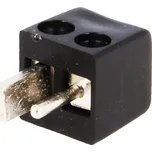 Konektor repro vidlice šroub černá