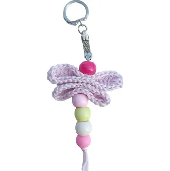 Přívěsek, háčkovaná vážka, 04