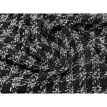 Tvídová látka Chanel kostka