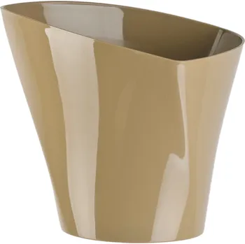 Obal na květináč Twister 13 Barva: Béžová (káva)