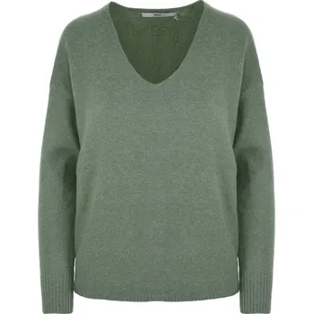 Dámský svetr ZELENÝ SVETR S VÝSTŘIHEM Only