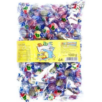 Bonbon Roksana ABC bonbóny ovocné plněné 1 kg