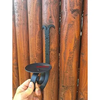 Svícen Kovaný svícen na zeď Srub 3