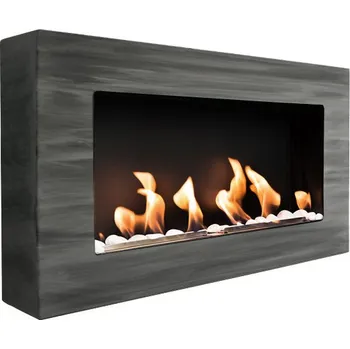 Biokrb BIO FLAME biokrb Easy S Close Patina šedá 65x40 cm