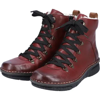 Dámské tenisky Dámská zateplená obuv 73356-35 Rieker vínová Barva: rot, Velikost: 39