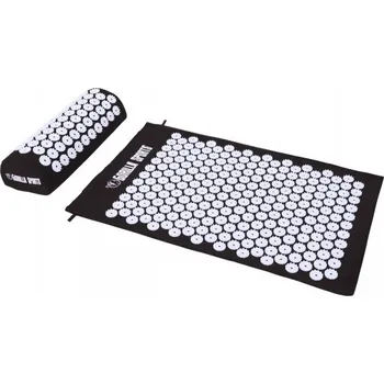 Akupresurní podložka Gorilla Sports Akupresurní podložka GR78077 68 x 42 cm černá + polštář