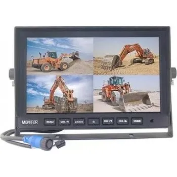 Couvací kamera Barevný monitor k couvací, parkovací kameře, 10", 4pin, 1024x600, TFT10HD4