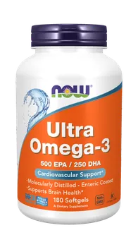 Přírodní produkt Now Foods Ultra Omega 3 500 mg EPA/250 mg DHA