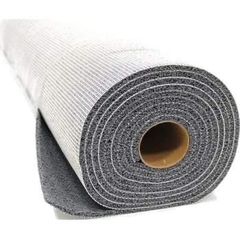 Rohožka Šedá vinylová protiskluzová sprchová rohož (role) FLOMA Spaghetti - 6 m x 120 cm x 1,2 cm