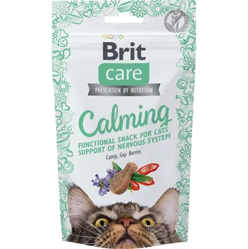 Pamlsek pro kočku Brit Care Cat Snack Calming Catnip/Goji/Berries 50 g