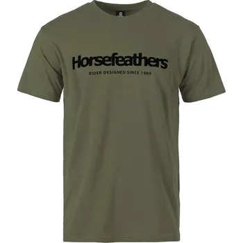 Pánské tričko Zelené pánske tričko Horsefeathers Quarter S