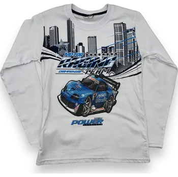 Chlapecké tričko Zeyrek Chlapecké bílé tričko s krátkým rukávem 03 Barva: Bílá, Velikost: 140