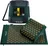 4FIZJO Ergo akupresurní podložka 68 x 42 cm + ergonomický polštář 30 x 32 x 10 cm, zelená/zlatá