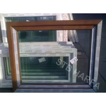 Okno 120x100 zlatý dub TROJSKLO