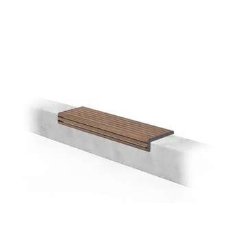 Zahradní lavice HTI VITA Lavička bez opěradla LVI196.00 Materiál konstrukce: ocel, Povrchová úprava: komaxit dle RAL, Typ použitého obložení: sapeli