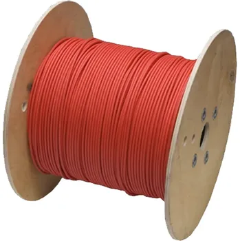 elektrický kabel Athilex Solární kabel pr. 4 mm červený 100 m