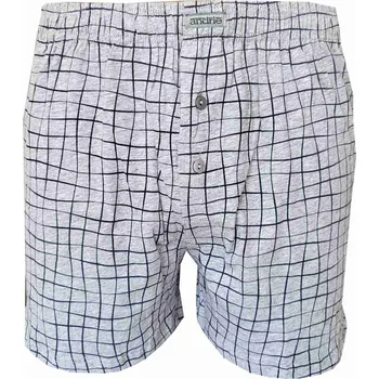 Trenýrky Andrie PS 5764 šedé pánské trenýrky Barva: šedá světlá, Velikost: M