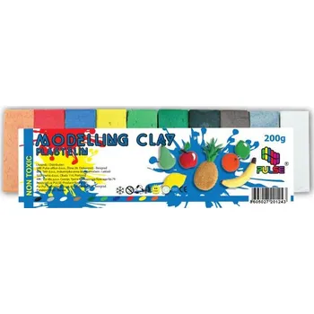 Modelovací hmota PULSE PULSE, 00342/220124, modelovací hmota/plastelína, 200 g, 12 ks