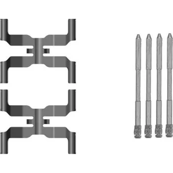 Přislušenství brzdového systému Sada příslušenství, obložení kotoučové brzdy TEXTAR 82560900