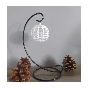 Vánoční ozdoba Háčkovaná vánoční ozdoba - baňka č.9 - 6 cm (Baňka průměr cca 6 cm)