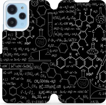 Pouzdro na mobilní telefon Flipové pouzdro Mobiwear - Xiaomi Redmi 12 - V060P Vzorečky (Knížkové flip pouzdro, obal, kryt na mobil Xiaomi Redmi 12 - V060P Vzorečky, materiál Umělá kůže + TPU - ochrana 360°, stojánek, silikonová vanička, magnetické zavírání)