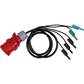 Metrel A 1641 měřicí adaptér, CEE spojka 16 A 3pólová - banánková zástrčka 4 mm