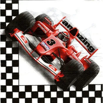 Papírový ubrousek UBR-F46, Ubrousek, 16x16 cm, FORMULE A VLAJKY, 1 kus