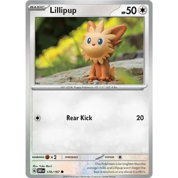 Sběratelská karetní hra Pokémon TCG Lillipup 170/197 - Reverse Holo