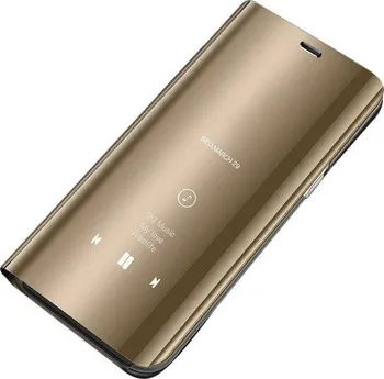 Pouzdro na mobilní telefon Clear View pro Samsung Galaxy A14 4G/5G zlaté