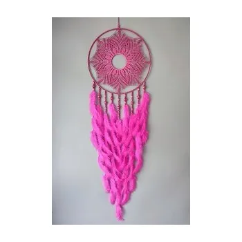 Lapač snů Lapač zlých snů Noční hvězda 40 x 130 cm (Růžový)