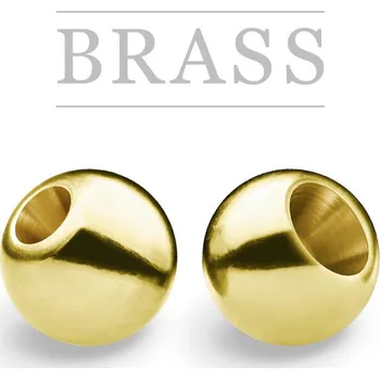 Knápek Brass Beads Regular Gold