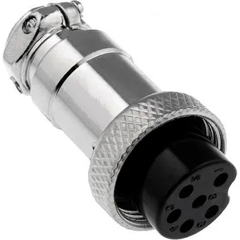 Elektrická zásuvka Konektor MIC16 6pin zásuvka na kabel